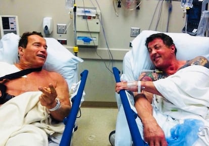 Arnold Schwarzenegger y Sylvester Stallone