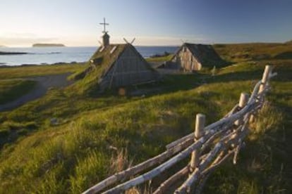 Villa vikinga de Norstead, en L'Anse-aux Meadows (Canadá).