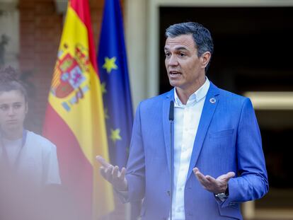 Pedro Sánchez, esta semana en La Moncloa.