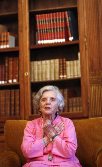 La escritora mexicana Elena Poniatowska.