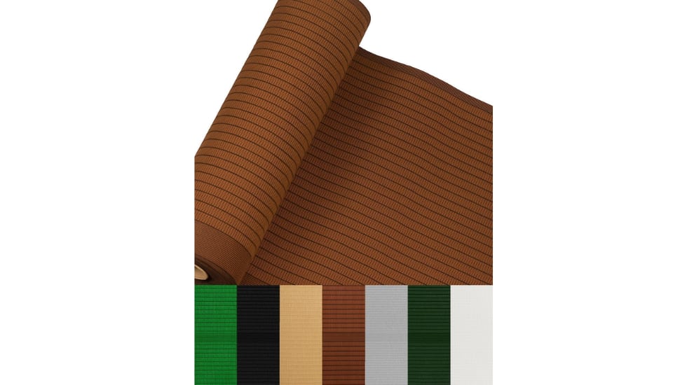 Esta malla de ocultación está disponible en diferentes colores.