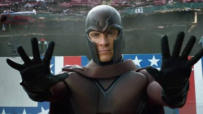 Michael Fassbender en su papel de Magneto.