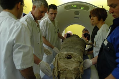 X-rays and CAT-scans have been used on the mummies of Seramon and Ankhpakhhered.
