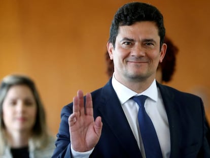 O juiz Moro, no dia 7, em Brasília.