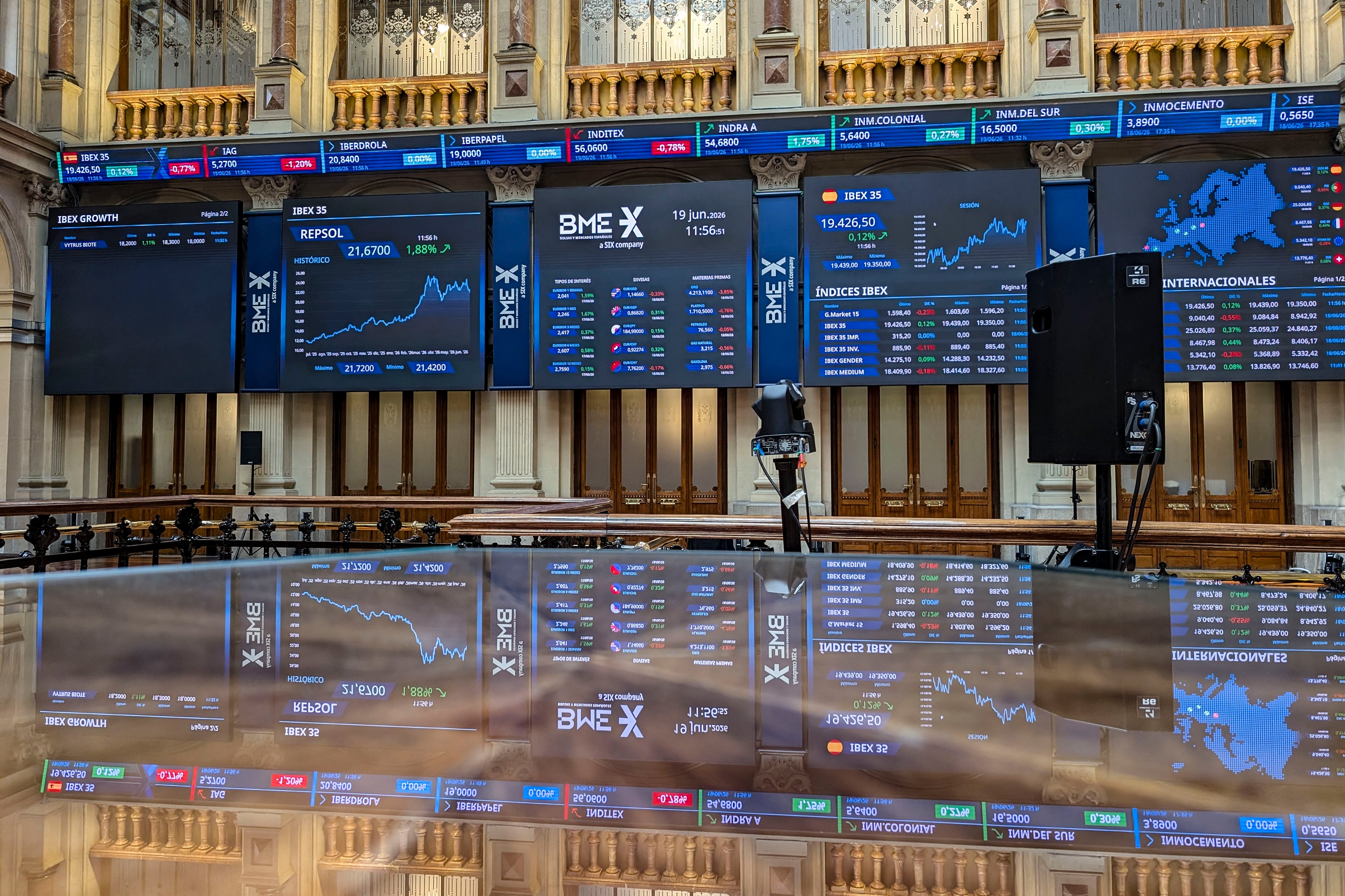 El Ibex empata con el bono español en rentabilidad por dividendo