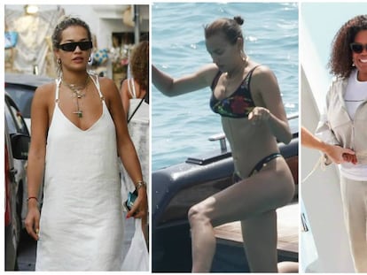 De izquierda a derecha: Rita Ora, Irina Shayk y Oprah Winfrey.