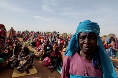 Refugiados sudaneses en Koufroun, Chad el pasado 9 de mayo. 