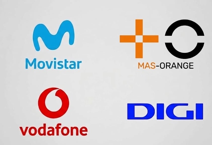 Movistar, MasOrange y Vodafone siguieron rebajando ingresos en 2025, según la CNMC