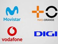 Logos de Movistar, MasOrange, Vodafone y Digi.