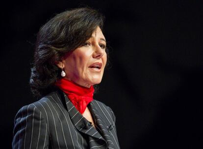 Ana Bot&iacute;n, presidenta de Banco Santander