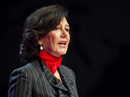 Ana Bot&iacute;n, presidenta de Banco Santander