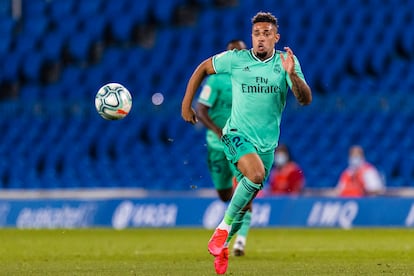 Mariano, en el Real Sociedad-Real Madrid posterior al confinamiento.