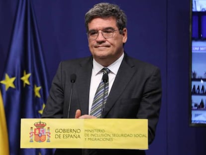 El ministro de Inclusión, Seguridad Social y Migraciones, José Luis Escrivá.