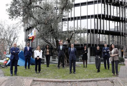 Equipo de préstamos de CaixaBank: Felipe Plaza, Juan Felipe Fernández, Inés Ordovás, Susana García, Javier Duro, Pablo M. Pérez-Montero, Virginia Gómez, Marisa Cobos, Javier Ricote y Lucía Fondo.