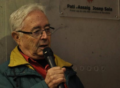 Josep Sala, en una foto del web dels Castellers de Barcelona.