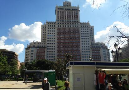 Edificio Espa&ntilde;a, comprado por el Grupo Wanda en verano de 2014.