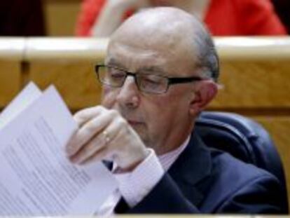 El ministro de Hacienda y Administraciones P&uacute;blicas, Crist&oacute;bal Montoro. 