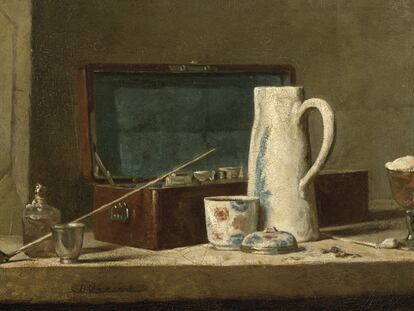 <i>La Tabaquera</i> (1737), de Chardin.