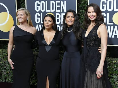 Gala de los Globos de Oro en la que las mujeres se vistieron de negro para denunciar las agresiones sexuales en el mundo del cine.