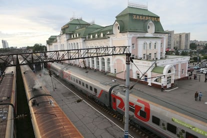 Estación ferroviaria de Jabárovsk.