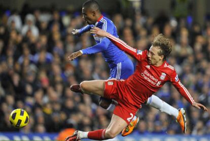 Partido de la Premier entre el Chelsea y el Liverpool.