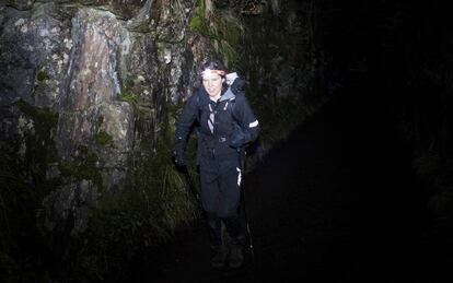 Jasmin Paris, durante la Montane Spine Race.