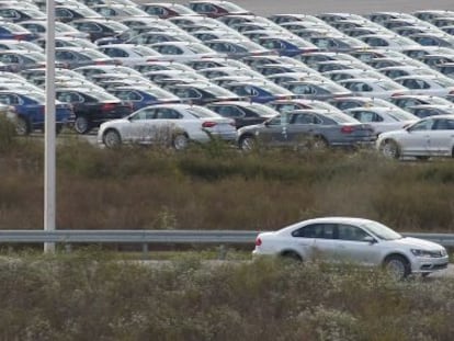 Fábrica de Volkswagen en Tennessee, Estados Unidos.