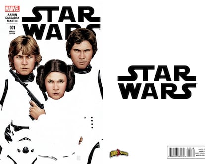 En los nuevos cómics de Marvel no hay espacio para la trilogía moderna o para las próximas películas de J.J. Abrams. Los protagonistas son los de siempre: Luke y Leia Skywalker y Han Solo, casi fotografiados en su juventud. El nuevo film los recuperará aunque con más arrugas y algunos kilos de más.