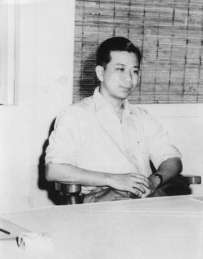 El líder comunista de Malasia Chin Peng, en 1956.