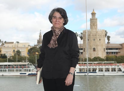 Matilde Asensi, ayer en la presentación de su libro.