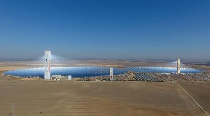 Planta de Abengoa instalada en la provincia de Sevilla.