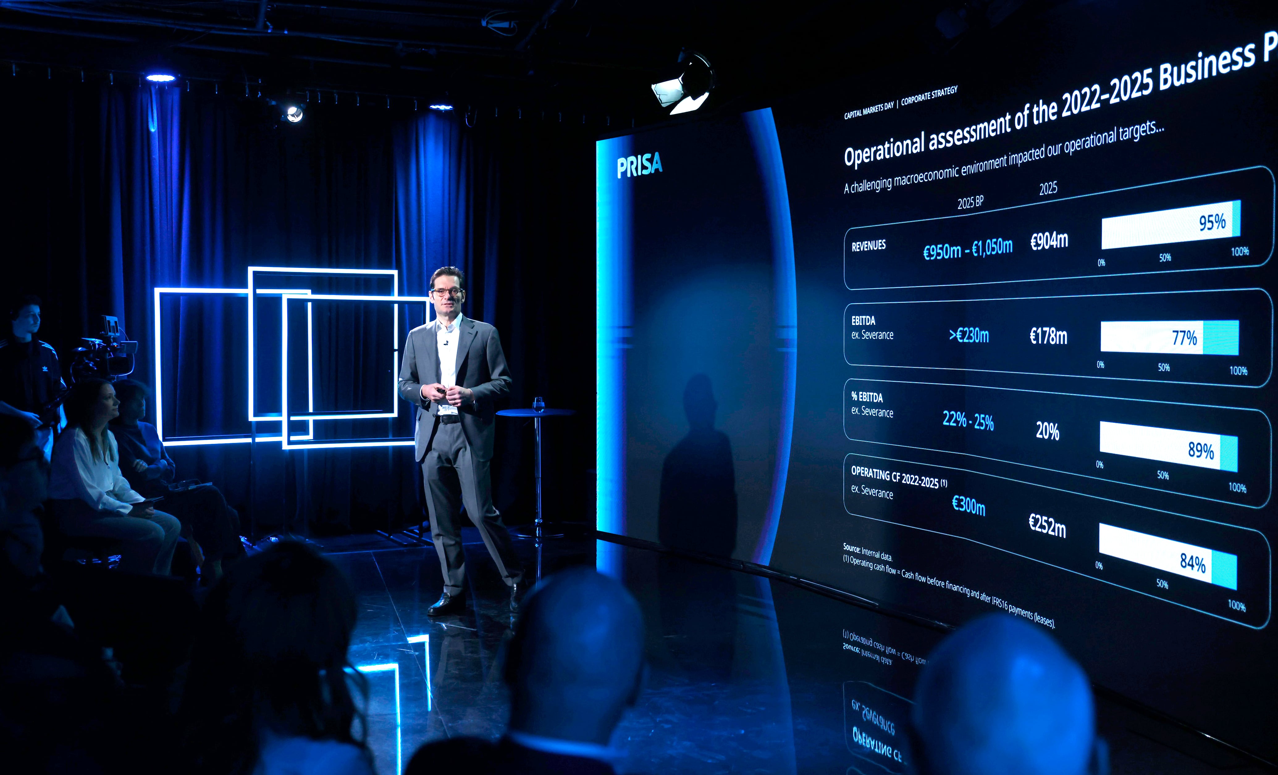 Prisa presenta su plan estratégico 2026-2029 para alcanzar los 1.120 millones en ingresos y los 240 millones de ebitda