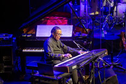 Herbie Hancock en uno de los momentos del concierto.