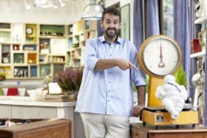 David de Jorge, en su cocina de Robin Food.