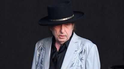 Bob Dylan, en un concierto en Hyde Park (Londres), en julio de 2019.