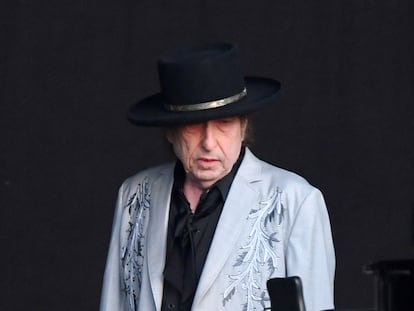 Bob Dylan, en un concierto en Hyde Park (Londres), en julio de 2019.
