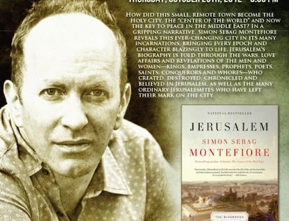 Simon Montefiore presenta su libro &#039;Jerusal&eacute;n: la biograf&iacute;a&#039; en Washington