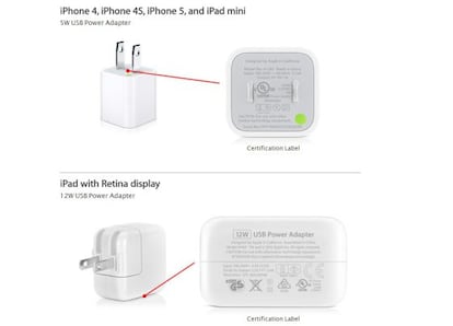 Apple enseña a comprobar si un cargador es auténtico.
