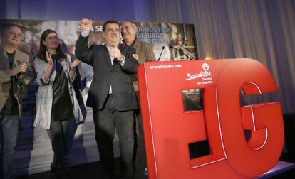 Ernesto Gasco, durante la presentación de su candidatura a la alcaldía de San Sebastián.