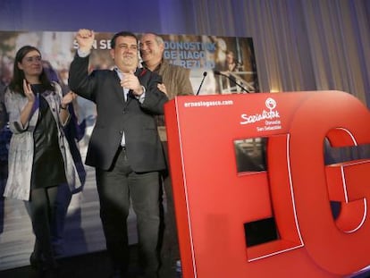 Ernesto Gasco, durante la presentación de su candidatura a la alcaldía de San Sebastián.