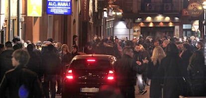 Zona de copas en torno a la plaza Mayor.