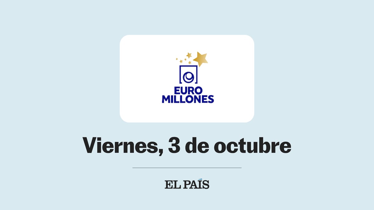 Euromillones: comprobar sorteo del viernes 3 de octubre