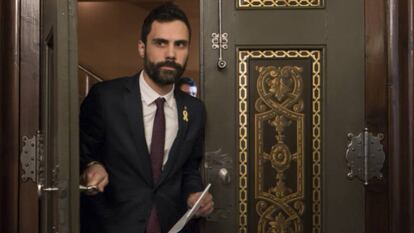 El presidente del Parlament, Roger Torrent.