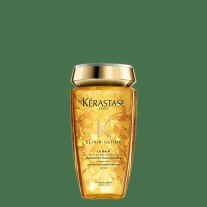  El champú Bain Elixir Ultime de Kéraste Paris contiene una fórmula que mejora el brillo, ideal para el cabello opaco. Además de revivir la fibra capilar al nutrirla generosamente, purifica y elimina partículas residuales y de polución para deshacerse de los elementos que propician esa opacidad. Está enriquecido con una combinación de aceite de Marula y Camellia, pero también contiende una fórmula altamente concentrada de vitaminas C y D, así como del Omega 9, un ácido graso natural que otorga una acción duradera. Precio: 26,70 euros. www.kerastase.es.