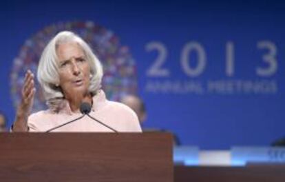 La presidenta del FMI, Christine Lagarde. EFE/Archivo