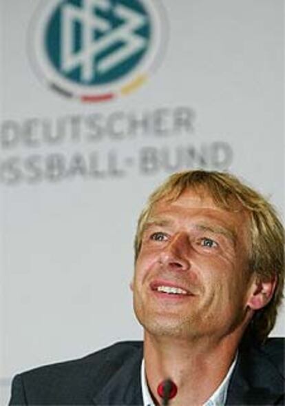 Juergen Klinsmann, durante una rueda de prensa en Frankfurt el pasado sábado.