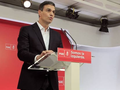 Pedro S&aacute;nchez, secretario general del PSOE