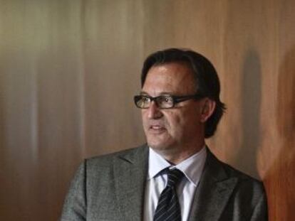 Josep Maria Vila d'Abadal, alcalde de Vic por CiU.