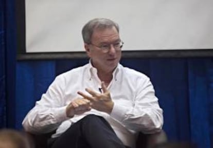 El presidente ejecutivo de Google, Eric Schmidt. EFE/Archivo