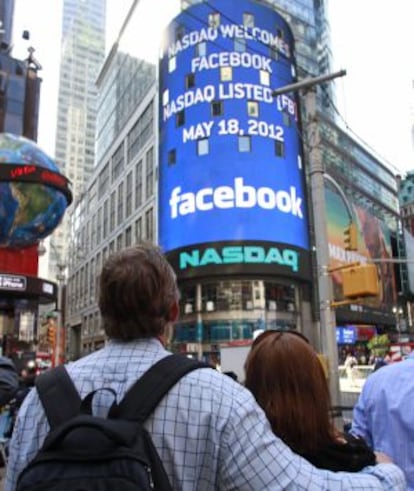 La sede de Nasdaq da la bienvenida a Facebook